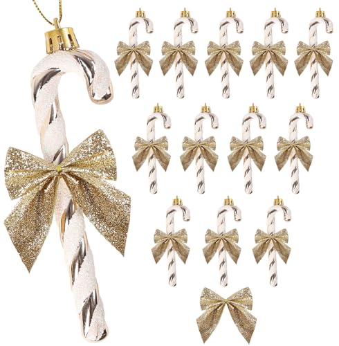 HERZWILD 24pcs Zuckerstangen für den Weihnachtsbaum Zuckerstangen zum...