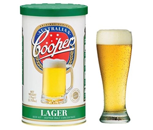 Coopers Lager Home Brew Beer Kit - Makes 40 Pints!