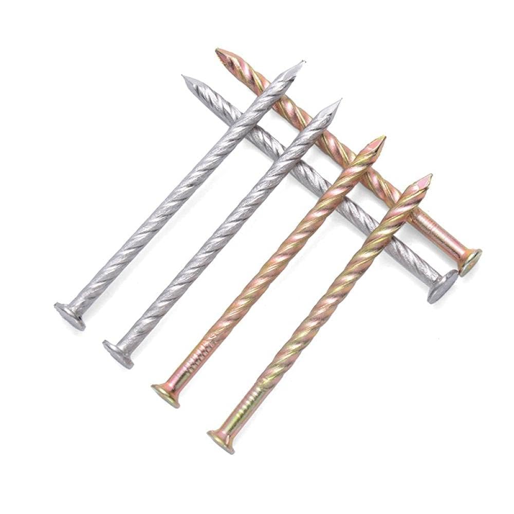 Clavos de Cemento,Clavos de Pared Tachuelas Clavos Clavos for pisos de acero inoxidable, clavos retorcidos, clavos roscados, clavos for quilla, clavos for carpintería(Stainless Steel*1.5 Inch)