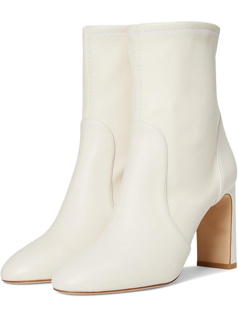 White Stuart Weitzman Babette Boots 85