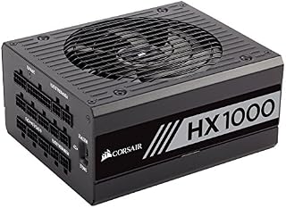 Corsair HX Series, HX1000, 1000 Watt, Fully Modular Power Supply, 80+ Platinum Certified, CP-9020139-NA