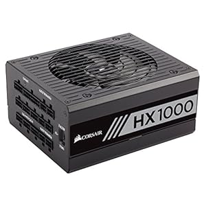 Corsair HX Series, HX1000, 1000 Watt, Fully Modular Power Supply, 80+ Platinum Certified, CP-9020139-NA