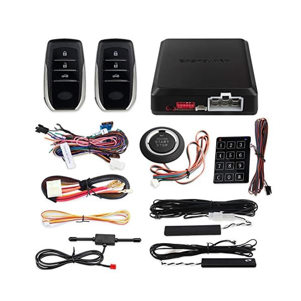 EASYGUARD EC002-T2 PKE car Alarm System keyless Entry auto Start Starter Push Start Button