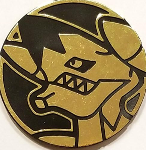 Mega Garchomp Coin del juego de cartas coleccionables Pokemon (tamaño grande) - Oro