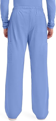 Miniatura 4 de Cherokee Scrubs for Men Tapered Leg Cargo Scrub Pants with Zip Fly, 5 Pockets Elastic Waist 2-Way Stretch & Easy Care WW190