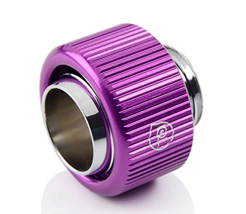 Touchaqua G1/ 4 inch Soft Tube Fitting Compression-ID 7/16 Inch ID 5/8 Inch (Purple) TA-CFS71658-PL