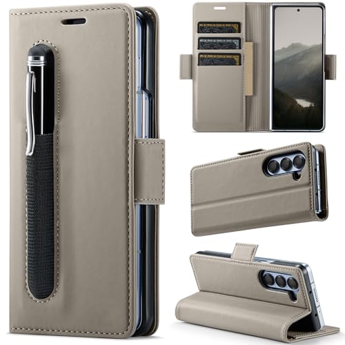 Coque Samsung Galaxy Z Fold 5 gris pour un usage professionnel