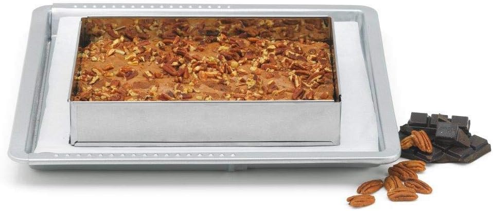 Patisse Deep Adjustable Baking Sheet Adjustable Size Range from 13" to 18-1/2" or from 33 cm to 47 cm Nonstick Gray Metallic Color Silver Top Series