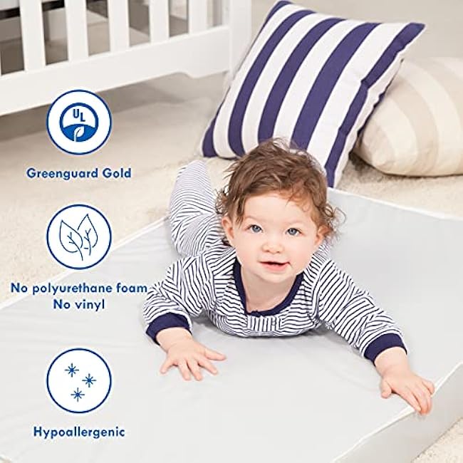 DaVinci Pure Core Memory Foam Baby Crib Mattress - GREENGUARD Gold Certified, Dual Sided, 2-Stage Infant & Toddler Bed Mattress - Lightweight, Waterproof & Breathable - For Standard Crib Size