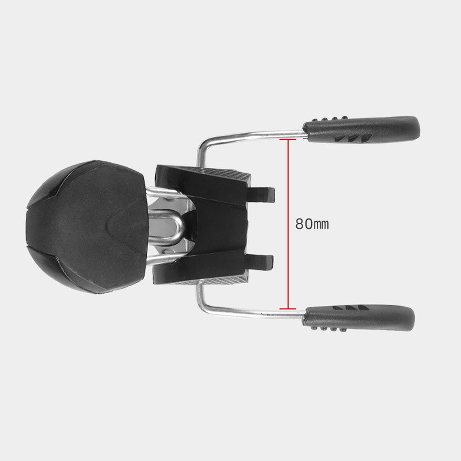 LOVIVER Skibremse Schneerechengerät Skizubehör Ersatz-Skibindungsbremse 80 mm Skistopper Snowboardbremse für Wintersport
