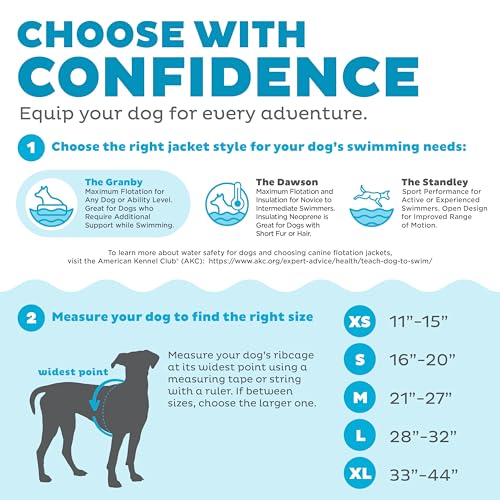 image for Outward Hound Granby Splash Dog Life Jacket, High-Buoyancy Dog Life Ve