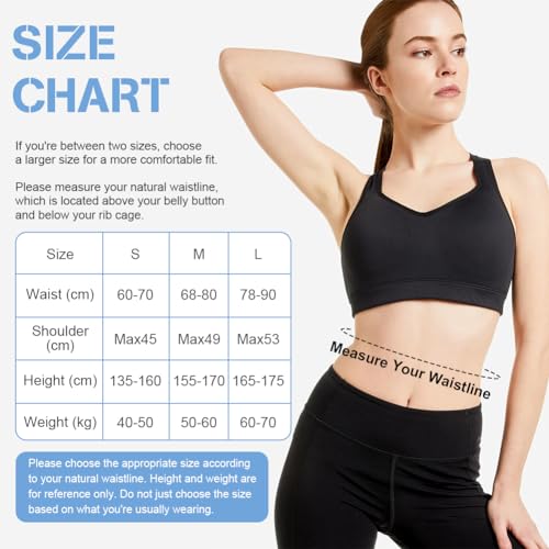 ACWOO Corrector Postura Espalda Premium Ajustable, Corrector de Espalda Recta para Hombre y Mujer, Corrector de Espalda Transpirable con Faja Lumbar, Alivio del Dolor de Espalda y Cervicales, M - imagen 2