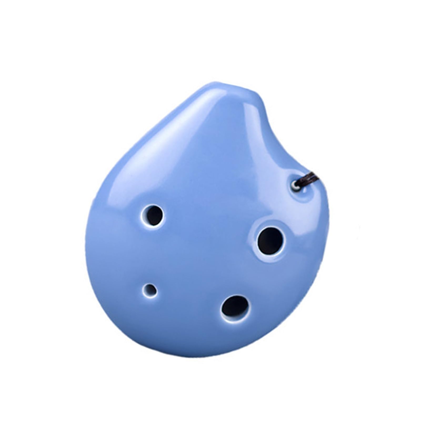 Set Ocarina Strumento Per Esercitarsi Con Chiave Ocarina In Do Alto In Ceramica Smaltata A 6 Fori