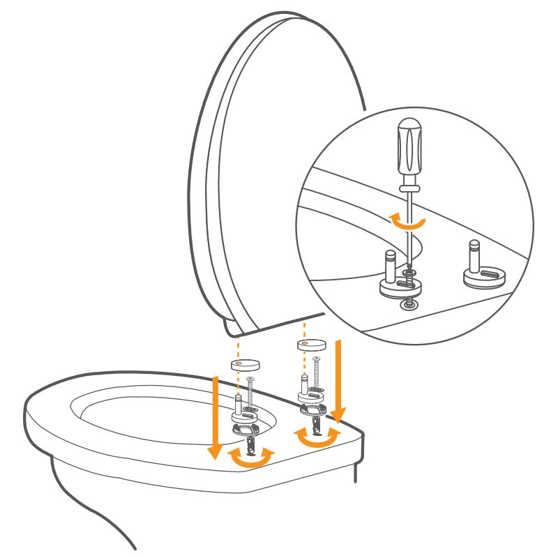Fanmitrk Wc-bril met softclosemechanisme, toiletbril met Quick Release Fanmitrk Wc-bril met softclosemechanisme, toiletbril met Quick Release