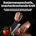 Matsato Hackmesser – Profi Küchenbeil aus japanischem Stahl mit Buchenholzgriff, Scharfes Chinesisches Kochmesser für Fleisch, Knochen und Gemüse – Ausgewogenes Design