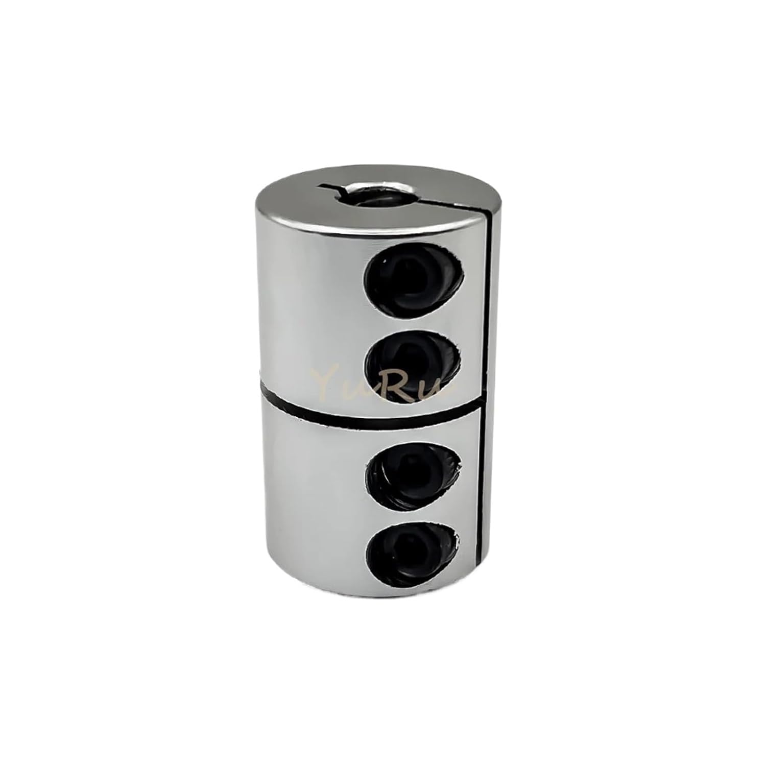 D25L40 SB Rigid Clamp Coupling Bore 5/6/6.35/7/8/10/12mm Aluminium Drive Shaft D25 L40 CNC Jaw Shaft Motor Coupler 1Pcs(6mm to 6.35mm)