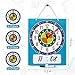 Segaixlj Magnetic Writable Dry Erase Learning Clock for Kids, 13.7'' x 11.2