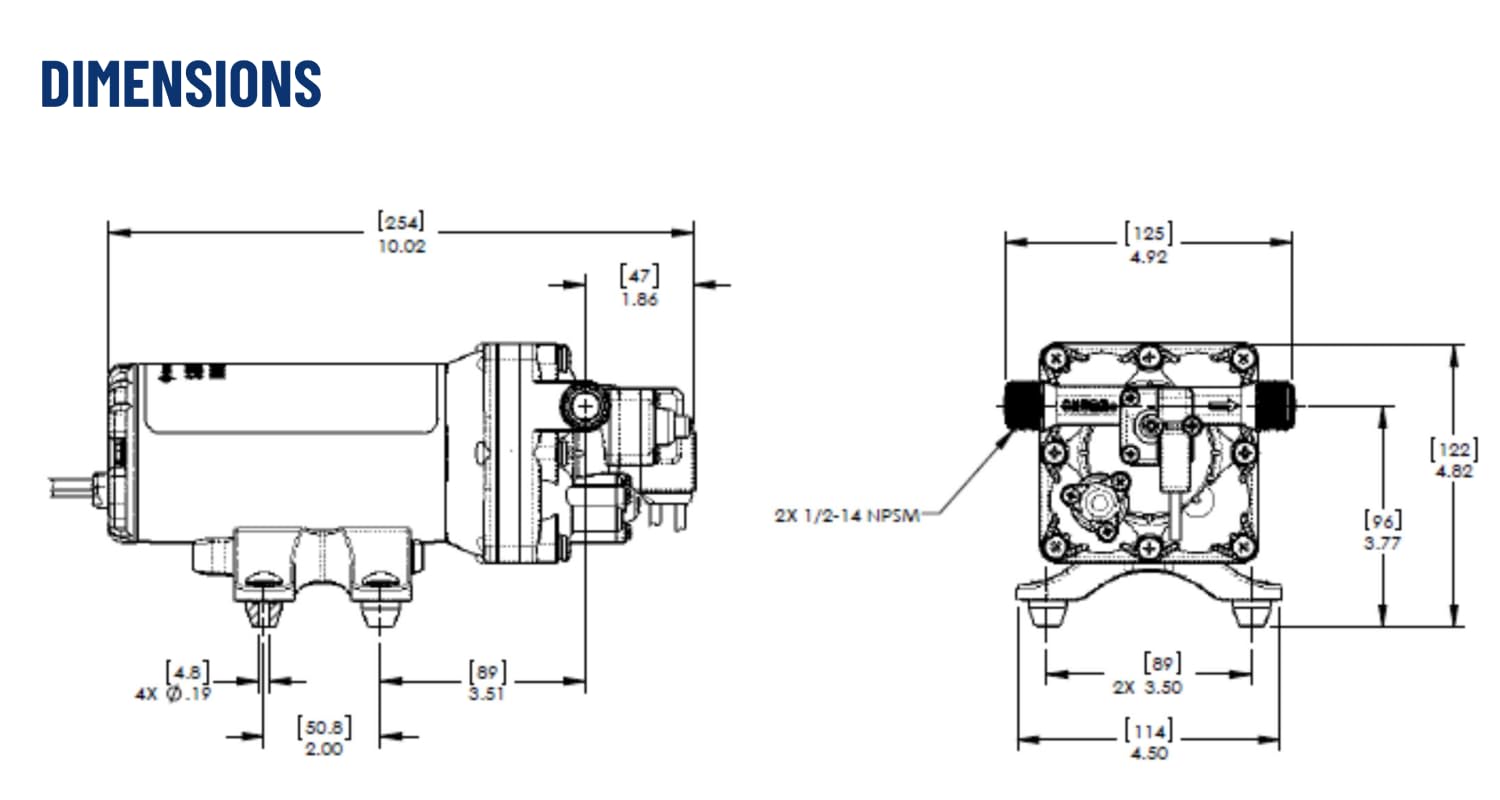 Shurflo Bomba PRO-Blaster 4.0 24V 60PSI