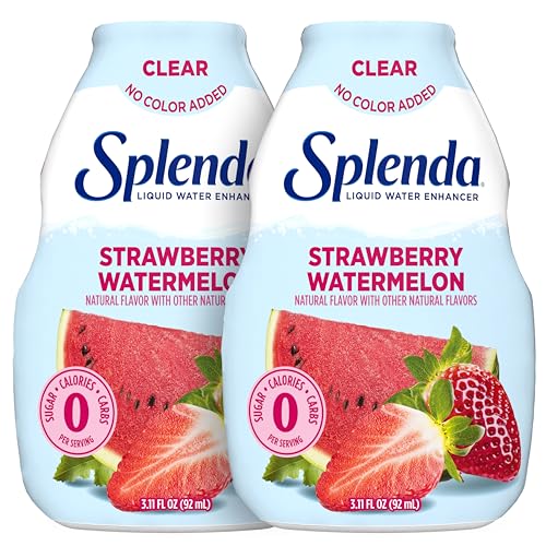 Image of SPLENDA Liquid Water Enhancer, Strawberry Watermelon Clear, 3.11 Fl Oz