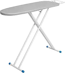 Metaltec Tábua De Passar Roupa Pluma Mix Plus Em Aço Resistente E Suporte Para Ferro - Capa Forro 100% Algodão Térmico