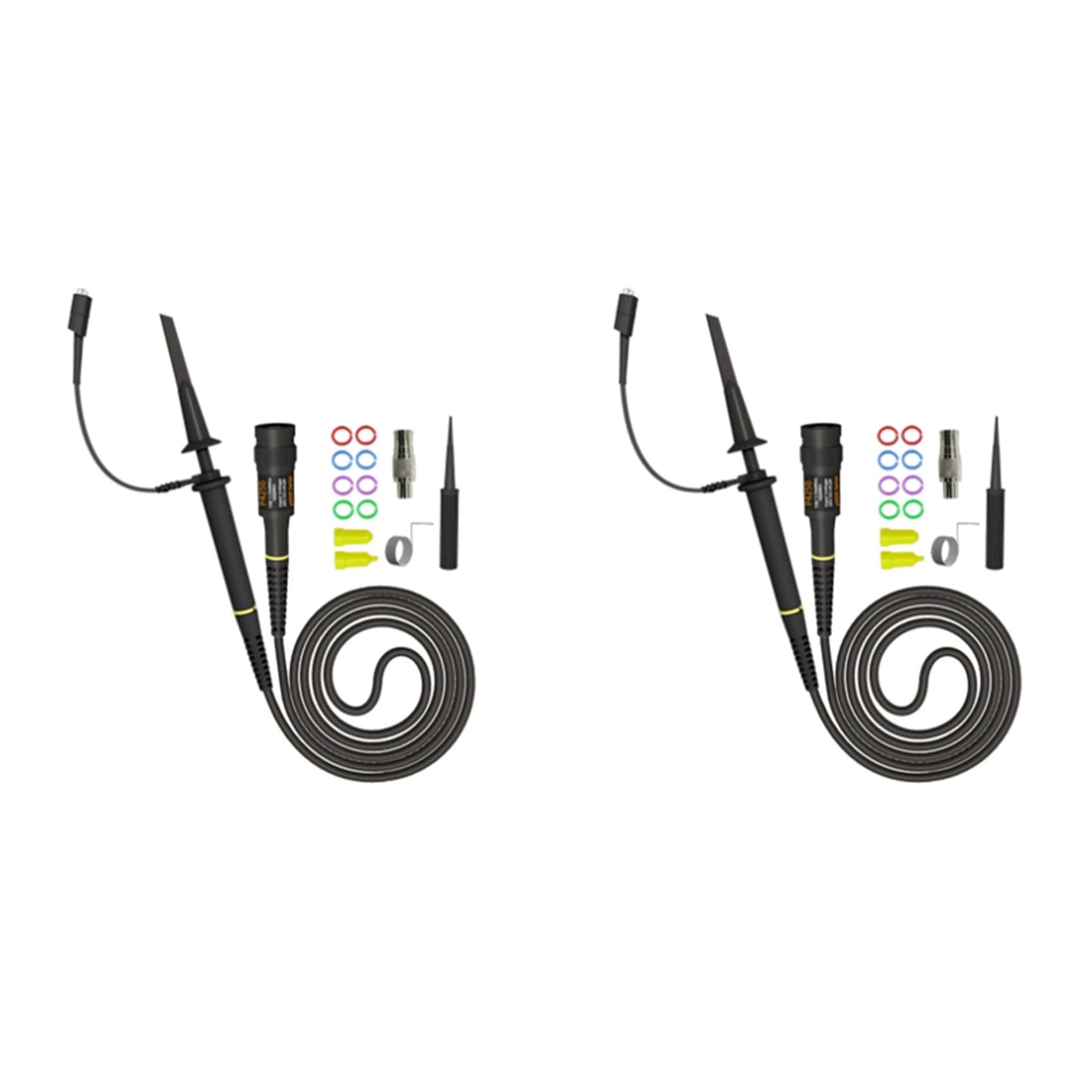Hfgdnchva P4250 2Pcs 250Mhz 2Kv High Voltage Oscilloscope Probe 100X Safety Insulated Bnc Plug Universal Interface