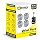 EEMB LIR2032H wiederaufladbares Akkus Batterie Ladegerät mit 4PCS 3.7V Lithium-Ionen-Münz-Knopf-Zelle Batterie 70mAh kann ML2032 für Auto Remote Key Fob Uhr ersetzen