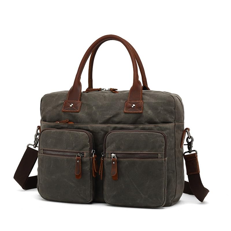 WaterproofLaptop Briefcase Large Satchel Shoulder Bag3