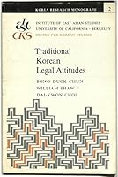 Traditional Korean Legal Attitudes 0912966300 Book Cover