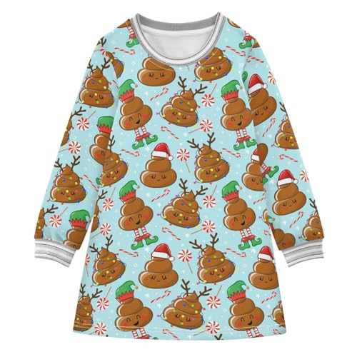 Toddler Girls Dresses Winter Long Sleeve Dress for Girl A-Line Cute Casual Dress 2-8 Years