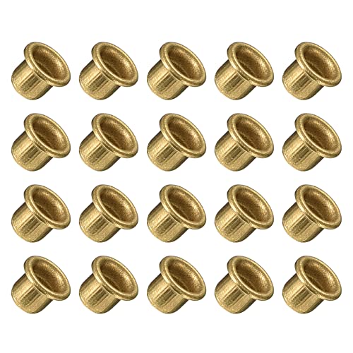 METALLIXITY Traversant Trou Rivet (5x5mm) 200Pcs, Cuivre Creux Rivet Écrous - pour PCB Planches, Cuivré