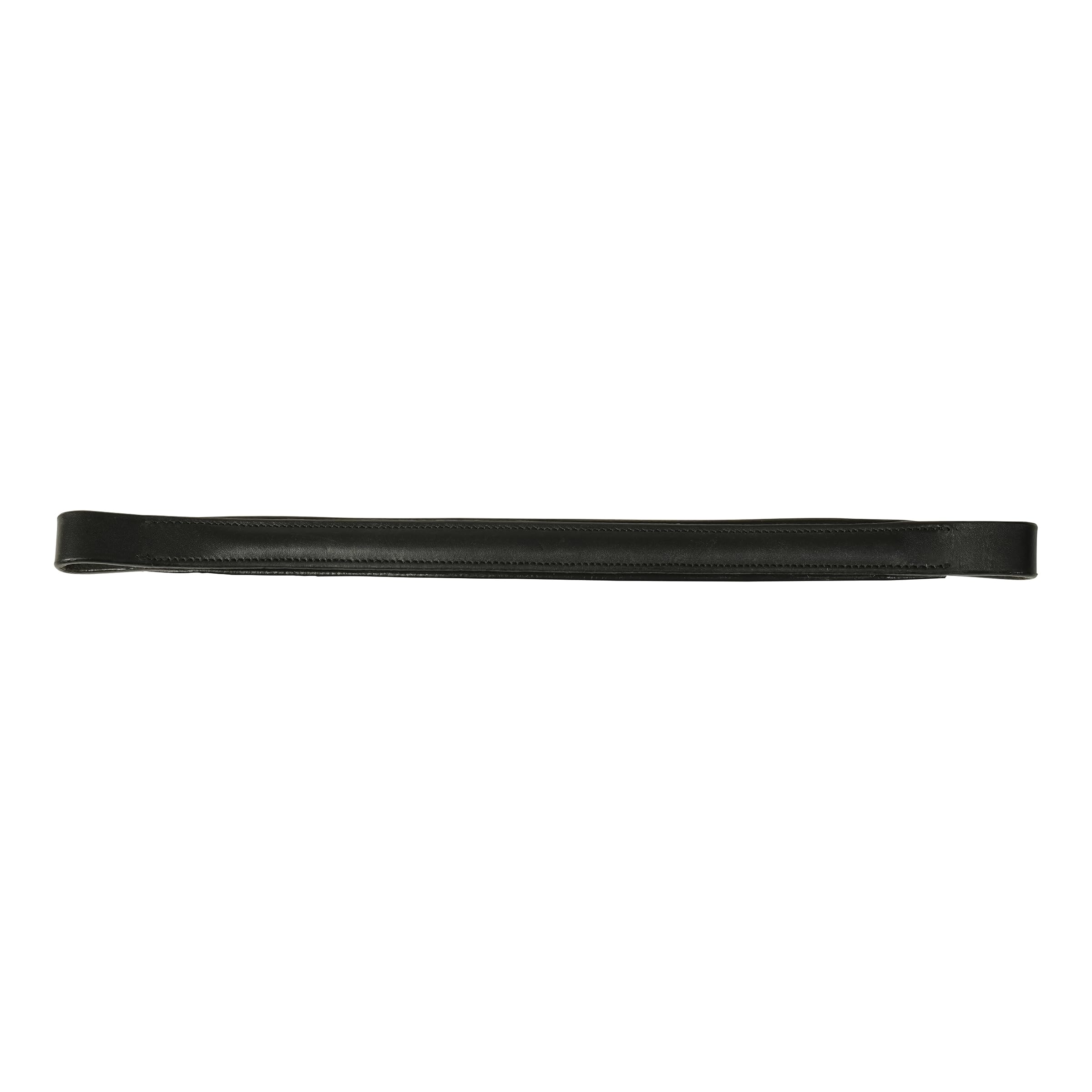 Kincade Classic Plain Raised Browband, Black, Pony