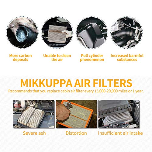 Mikkuppa Kq099(Ca9997) Air Filter - Replacement For Subaru Forester 2009-2018, Impreza 2008-2016, Legacy 2005-2017, Outback 2005-2017, Wrx 2015-2018, Tribeca 2008-2014, Replacement 16546-Aa12A #TOP3