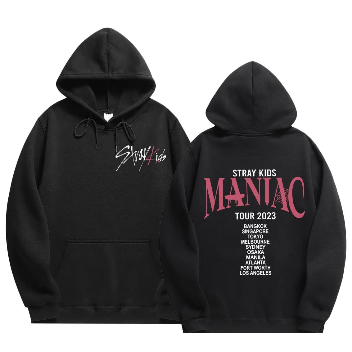 Stray Kids MANIAC CROPPED HOODIE ブラック M Stray Kids MANIAC CROPPED HOODIE ブラック M Stray Kids MANIAC