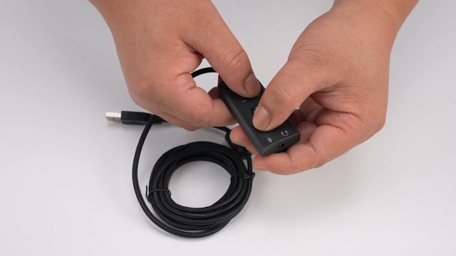 USB Sound Card USB to 3.5mm Jack Audio Adapter, Virtual 7.1