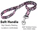 Mihqy Hundehalsband und Leine Set, Verstellbares, Weich & Komfort Nylon Hunde Halsband für Kleine Mittlere Große Hunde Welpen Katzen(Blumen Set,XS)