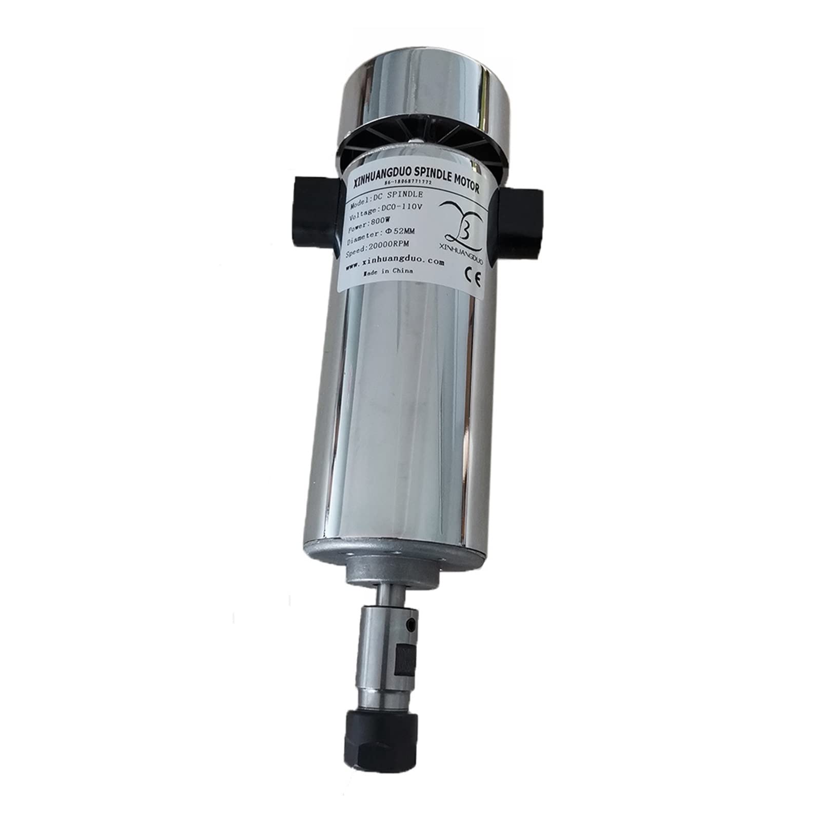 Máquina de Grabado, Motor De Husillo CC 800 W, 0,8 KW, 20000 RPM, CNC, Fresado Tallado, Aire Frío For Grabado(800w ER16Spindle)