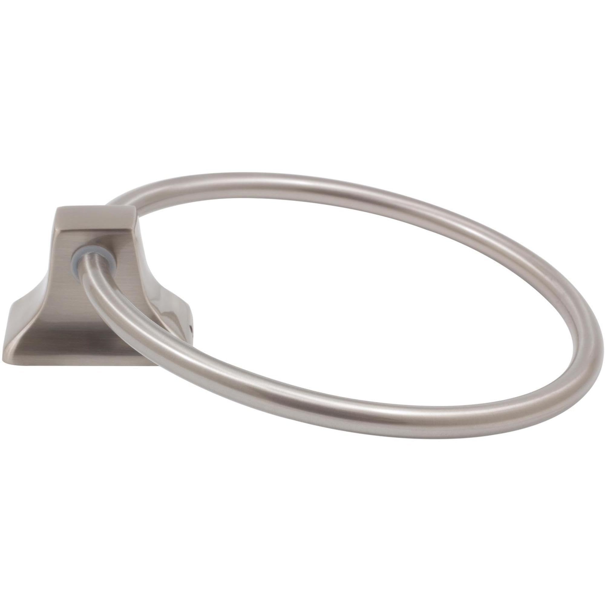 Lakewood Towel Ring, Satin Nickel by Stone Harbor Hardware