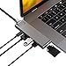 Purgo USB C Hub Adapter Dock for MacBook Pro and MacBook Air M1 2021-2018, MacBook Pro USB Adapter with Gigabit Ethernet, 4K HDMI, 40Gbps TB3, 100W PD, 2 USB 3.0 and SD/Micro Card Readers.