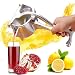 Produktbild DODOBD Zitronenpresse, Zitronenpresse Edelstahl, Saftpresse Manuell, Entsafter, Zitronenclip Zitruspresse Handentsafter für Zitronensaft, Orangen-Saft, Limetten-Saft, Hohe Festigkeit,