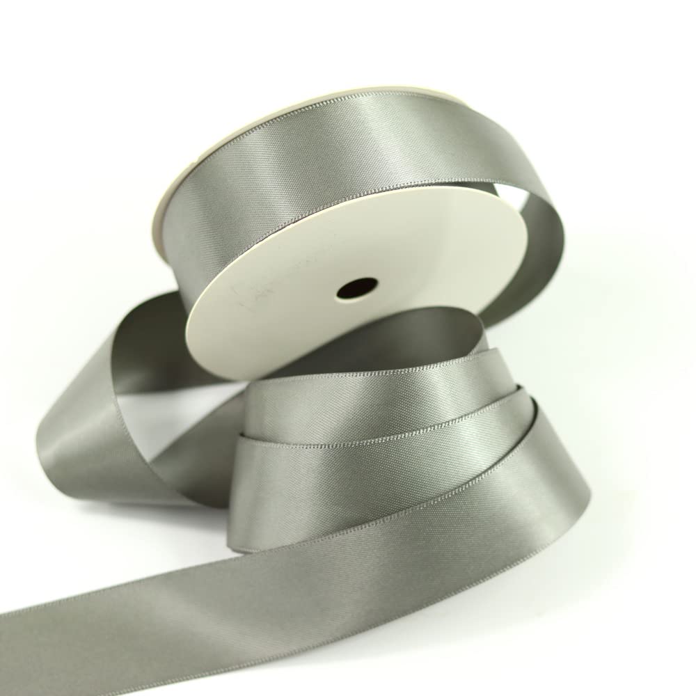 Double Sided Satin Ribbon, 27 Solid Colours, 10 Metre Reel, Fabric Ribbon for Gift Wrapping Cake, Wedding Party Decoration