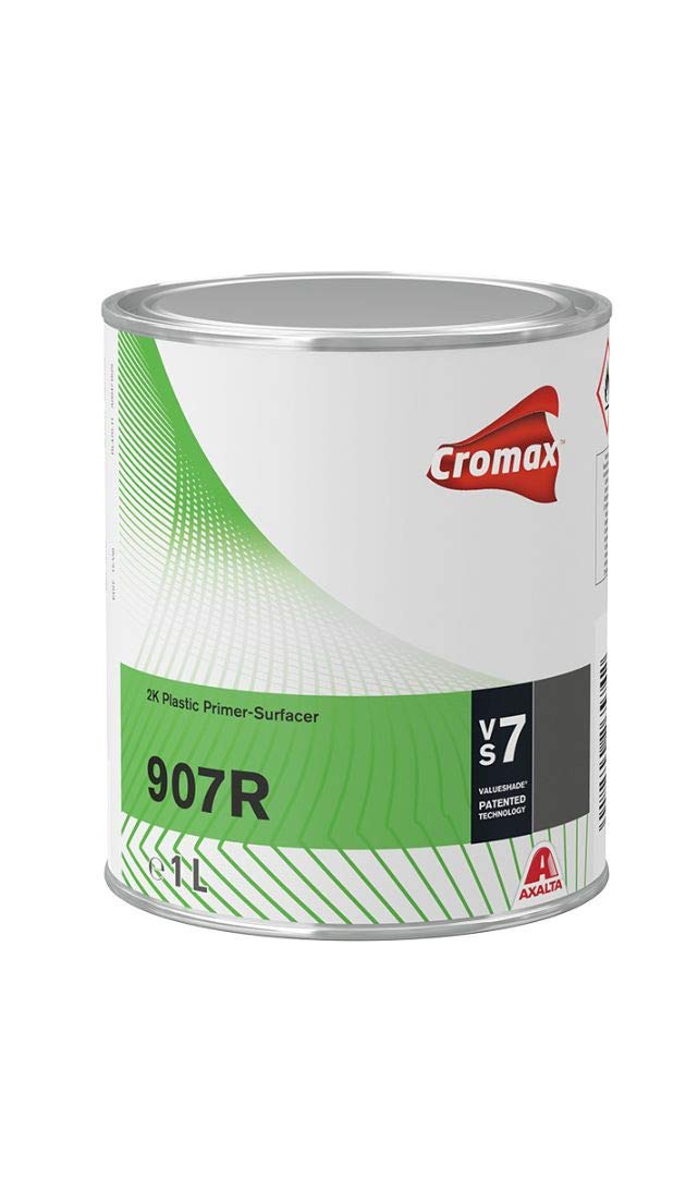 CROMAX R907 - Imprimación para plásticos negro, 1 litro