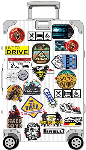 Image of Graphixdesign Decals Self-Adhesive 30 Pack Random Stickers For Skateboard, Helmet, Laptop, Bicycle, Hypebeast, Bike, Guitar (Vinyl)