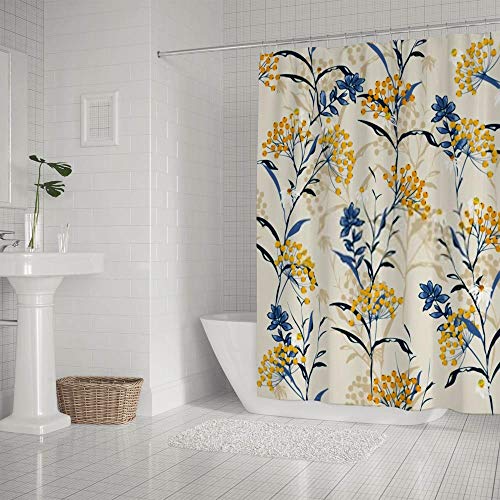 Rideau de douche textile imperméable CHEHONG pour éviter les projections d'eau - 3