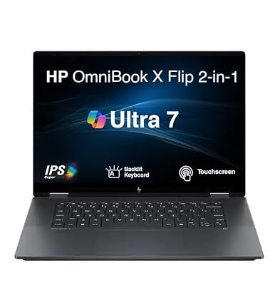 MichaelElectronics2 Customized Laptop, Created Using HP OmniBook X Flip 2-in-1 (Next Gen Envy x360) Laptop 16.0" Touch IPS WUXGA (Intel Ultra 7-256V, 16GB RAM DDR5, 1TB, 2TB SSD Win 11 Pro)