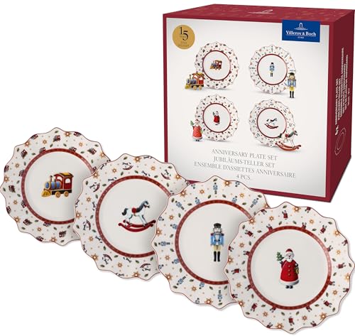 Villeroy & Boch - Toy's Delight Jubiläums-Teller Set 4 Teilig Bunt,...