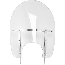 Windshield Windscreen, SLMOTO Clear Motorcycle Windshield WindscreenFit for Harley Davidson Road King Classic 1998-2020 Chrome