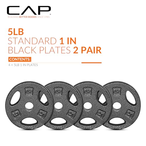 CAP Barbell Standard 1-Inch Grip Weight Plates - Image 4