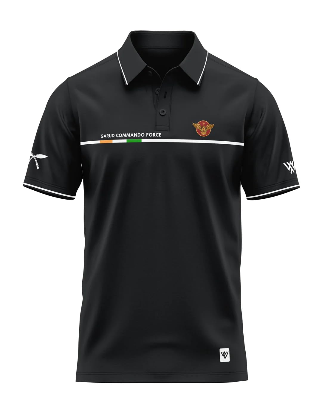 warriorworld Men’s Printed Polo T-Shirt | Casual Wear | Comfortable Polyester Fabric-picture-38