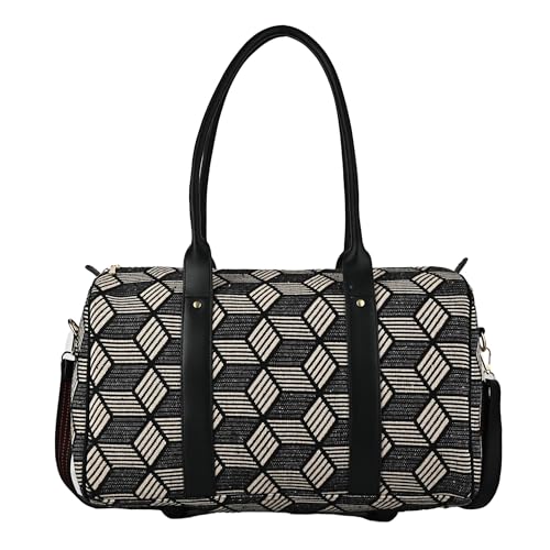 Image of ENSAC Travel Duffle Bags for Women, Large Cabin Waterproof Weekender Bag, Carry-On Overnight Travel Bag with Adjustable Shoulder Strap
