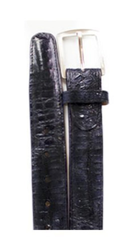 Belvedere Crocodile Belt # 1999 Navy 44